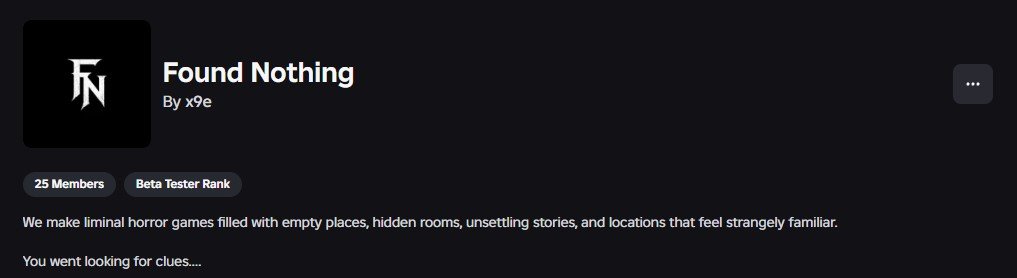 Proof from Found Nothing