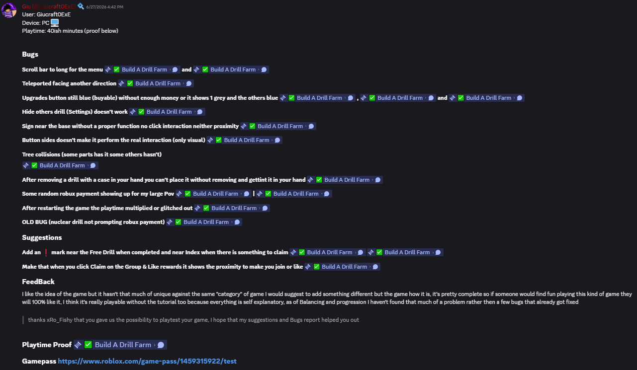 Proof from Build A Drill Farm