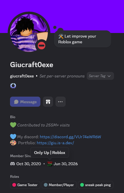 Proof from Only Up | Roblox